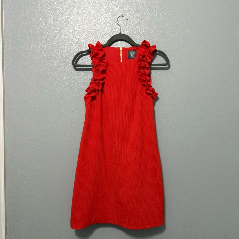 Vince Camuto Scarlet Ruffle Dress
